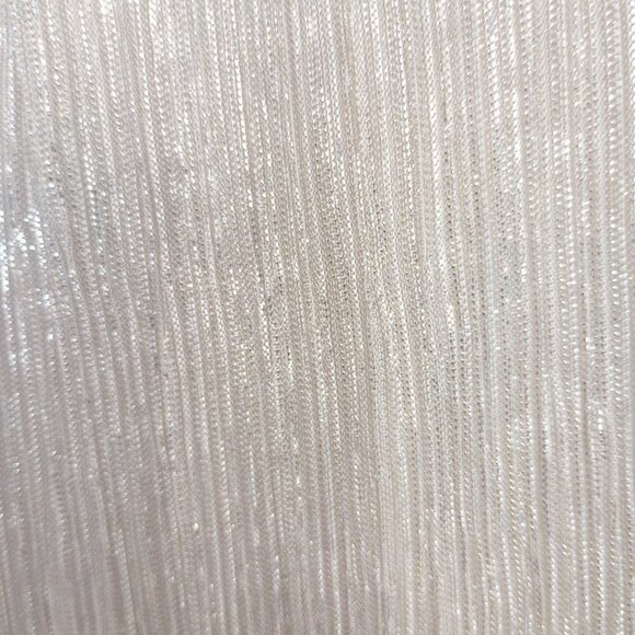 R&M Richards Metallic Silver Sleeveless Shift Dress - Picture 5 of 10